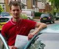 JordanSmith with Driving test pass certificate